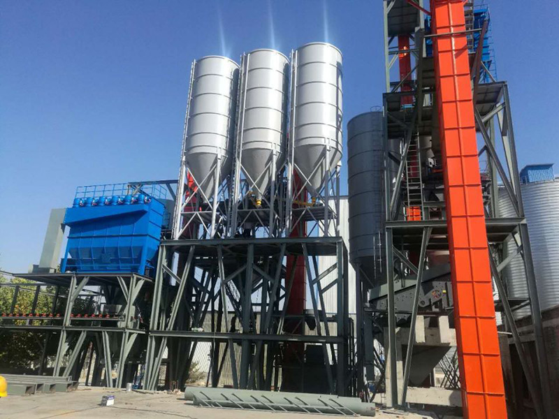 Pre mixed mortar production line