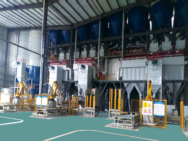 Interior wall putty powder production line